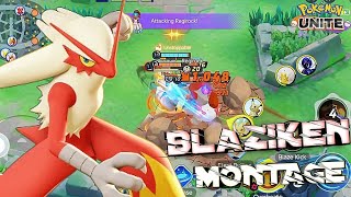 Blaziken Montage  OVERHEAT SUPREMACY pokémonunite pokemonunitebestclipsoftheweek [upl. by Gall640]