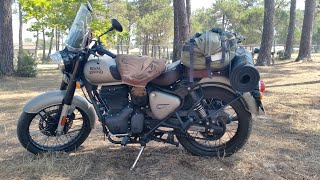 Royal Enfield Classic 350 show bike 2023 Montalivet [upl. by Anilrats]