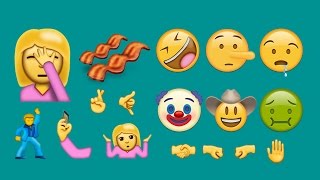 All 72 New Emojis for 2016 [upl. by Airamas]