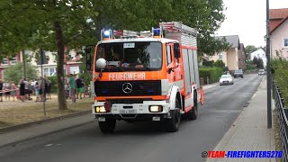 Verkehrsunfall zwischen PKW und LKW Schauübung der FF und des DRK OV Langenselbold [upl. by Enilrad]