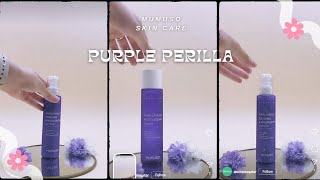 Purple Perilla Skin Care Products By Mumuso [upl. by Jon]