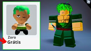 CORREðŸ”¥ SKIN DO ZORO DE GRAÃ‡A NO ROBLOXðŸ˜Ž ITENS GRÃTIS DE ANIME EM 2024 [upl. by Ahterod245]