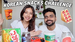 Korean Snacks Challenge w lovekataria3889 [upl. by Faulkner902]