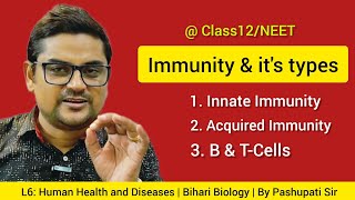 L6 Immunity and Its type  Human Health and Diseases  Class 12NEET [upl. by Nancey491]