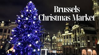 Brussels Belgium  Christmas Market 2023 4k [upl. by Asilam]