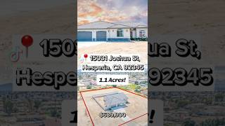 📍Hesperia 11 ACRES Built in 2021📲5627741055 hesperia realestate california [upl. by Fawcette754]