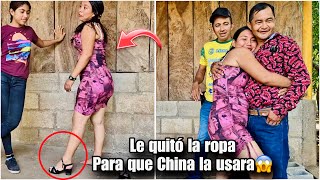 Sara en la cara le tiro la ropa a chinosin imaginar que chino se la regalaría a China😱 [upl. by Bellew]