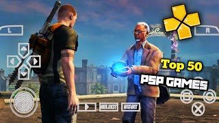 Top 50 PSP Games For Android PPSSPP  All Time Best Part2 [upl. by Albertine319]