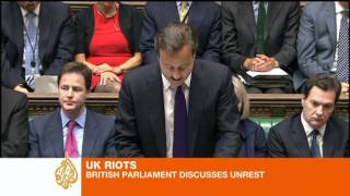 British Parliament discusses unrest [upl. by Ecyob]