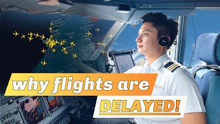 Airplane TRAFFIC JAM EXPLAINED by AIRLINE PILOTS  Pilotalkshow [upl. by Nirtiak]