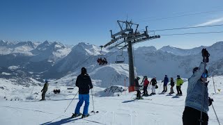 Ski trip to Arosa Switzerland 2022 4K [upl. by Emelen]