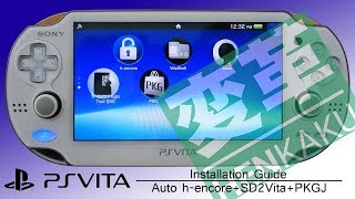 PSVita install hencore SD2Vita PKGJ 365 367 368 [upl. by Katharyn899]