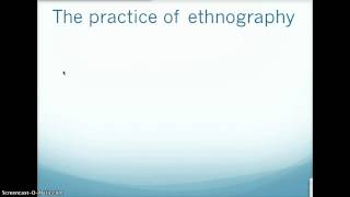 Introduction to Ethnographic Methods [upl. by Alicul728]