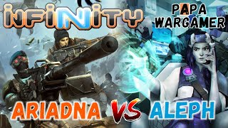 Infinity N4  Rapport de bataille 11  Ariadna VS Aleph OSS [upl. by Weasner]