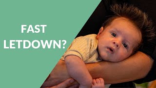 Breastfeeding When Milk Flows too Fast Forceful or Overactive Letdown [upl. by Erreit]