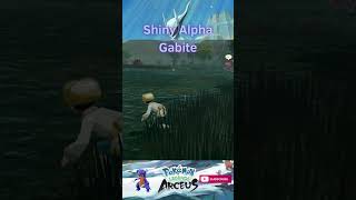 SHINY ALPHA GABITE shorts shinypokemonhunter pokemonlegendsarceus shinypokemon pokemon [upl. by Karylin]