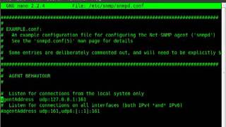 How to configure snmpd [upl. by Ekenna]
