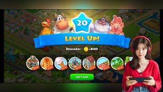 Township Gameplay Level 19 walkthrough [upl. by Dreyer]