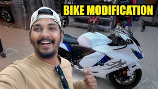 BIKE MODIFICATION  Nabeel Afridi Vlogs [upl. by Gairc]