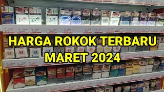 SEMUA MERK ROKOK DI ALFAMART  BERIKUT LIST HARGA YANG TERBARU  MARET 2024 [upl. by Nehpets496]