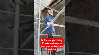 Palitada sapart Ng construction pinaka mahirapuragonofficialvlog [upl. by Eladnar]