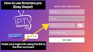 How to install and use IPTV Smarters Pro on Smart TV  Easy steps 2025 [upl. by Lilahk]