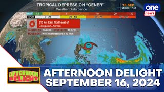 AFTERNOON DELIGHT  Most of PH to experience rains due to ‘Gener’ habagat [upl. by Lytle]