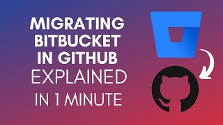 How To Migrate Bitbucket To GitHub 2024 [upl. by Annay]