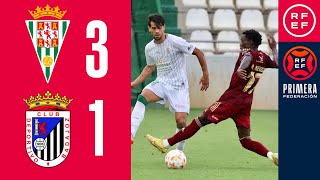 RESUMEN PrimeraFederación  Córdoba CF 31 CD Badajoz  Grupo 1  Jornada 38 [upl. by Jobina225]