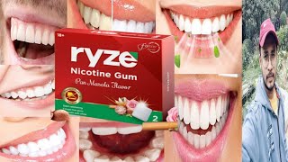 Ryze Nicotine Gum  Honest Review [upl. by Watts]