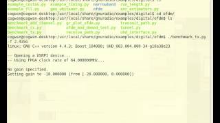 GNURADIO  Transmitting OFDM and watching its FFT [upl. by Tartaglia]