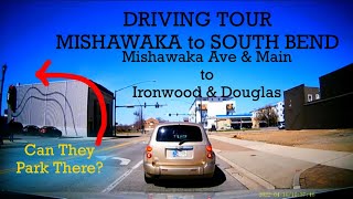 Driving Tour Mishawaka Indiana to South Bend Indiana [upl. by Yrennalf]