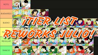 ¡TIER LIST REWORKS JULIO  Captain Tsubasa DREAM TEAM [upl. by Ayikal]