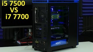 i5 7500 VS i7 7700  EVGA 1080 FTW  Game Benchmarks 1080p [upl. by Namref]