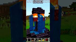 Fireflow Fountain in Minecraft minecraft shorts [upl. by Nomor84]