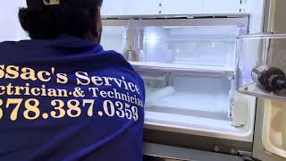 Cómo reparar y programar un refrigerador Samsung de 3o4 puertas que no enfría el refrigerador 2 part [upl. by Uokes]