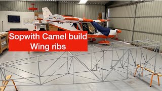 Sopwith Camel Wing Ribs construction [upl. by Repooc]