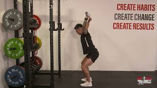 Overhead Barbell Squat [upl. by Airdnoed]