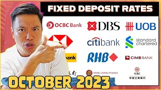 I found the BEST Fixed Deposit Rates for October 2023 💰 [upl. by Eelanej470]