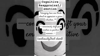 Cognitive reappraisal Door to psychology sapnapatwal doortopsychology counsellor [upl. by Alyehc]