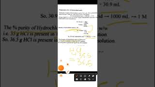 preparation and standardization of 01M HCL part5 b Pharma 1st semester  pharmaceutical analysis [upl. by Zoi470]