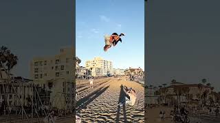 Amazing triple backflip from a swing flip parkour stunt backflip quickflip airflip [upl. by Tamarra666]