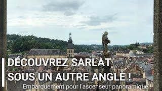 Sarlat vue du ciel avec lascenseur panoramique [upl. by Ahmed]