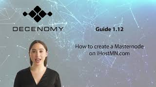 Guide 112  How to create a Masternode on iHostMNcom [upl. by Vidda]