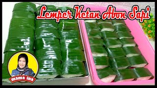 Resep Lemper 2kg ketan untuk Hajatan Keluarga [upl. by Fineman]