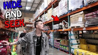 CRAZY GAME OF HIDE AND SEEK IN COSTCO [upl. by Nnylanna508]