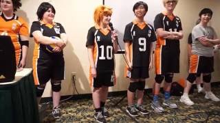 Haikyuu Volleyball Shenanigans panel at AAC 2016  Part 3 [upl. by Amado]