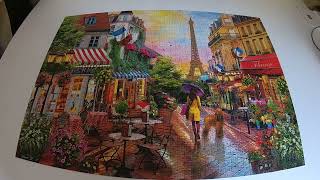 Time Lapse Puzzle Trefl Urok Paryża  Charming Paris 1500 [upl. by Adele]