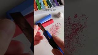 Clay Colour Mixing With Soft Pastels ASMR clay asmrsounds [upl. by Atorod]