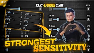 New Best Sensitivity settings for Pubg Mobile in 2023  sensitivity and control codes🔥 new update [upl. by Ahearn846]